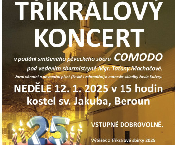 Comodo - Tříkrálový koncert v Berouně